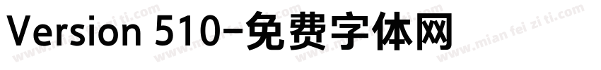 Version 510字体转换